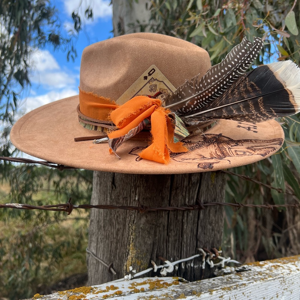George Strait Burned Hat one of a kind “All My Exes Live in Texas”